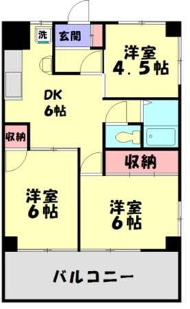 ホワイトハイツ小峰の物件間取画像